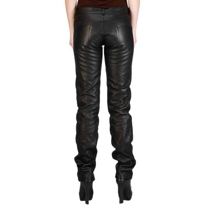 Leather Jeans Women's 