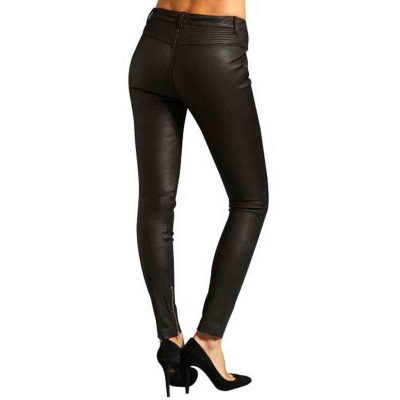 Leather Skinny Jeans 