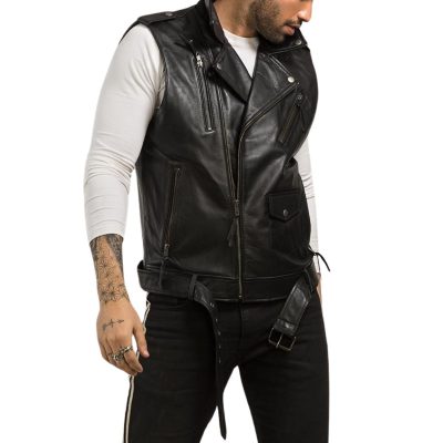 Leatherick Men's Leather Vest.