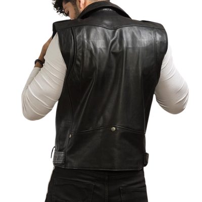 Leatherick Men's Leather Vest.