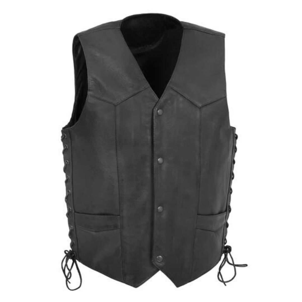 Leek Leather Motorcycle Vest
