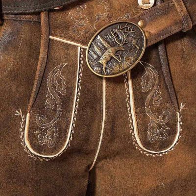 Short lederhosen Havel in Brown Antique