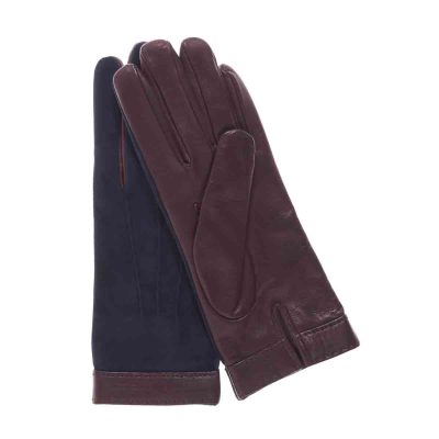 Suede And Lambskin Fashion Gloves Women's