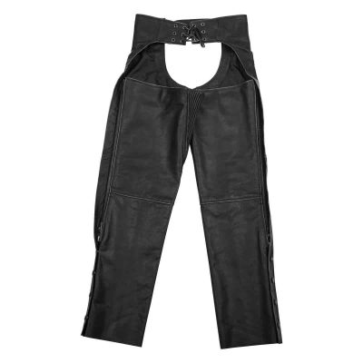 Women Biker Leather Chaps 