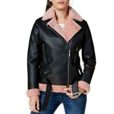 Rosé Panther Leather Jacket