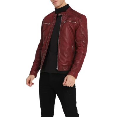Pioneer Mens Leather Jacket