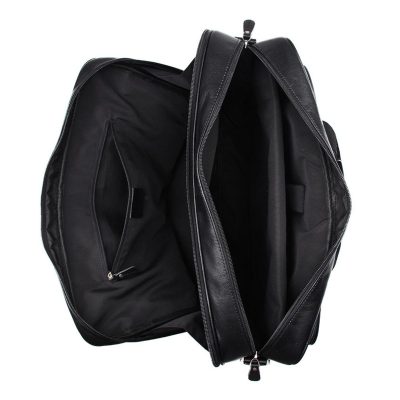 Battuta Leather Travel Messenger Bag