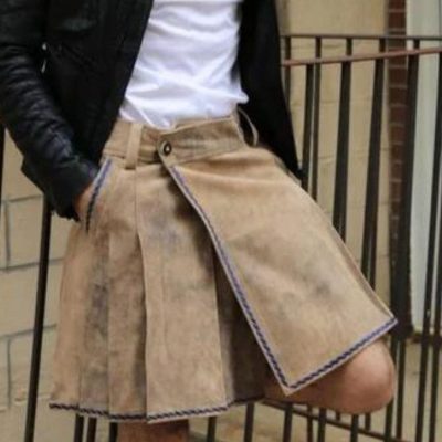 Bavarian Leather Kilt