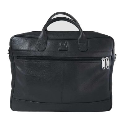 Black Double Pocket Travel laptop Bag
