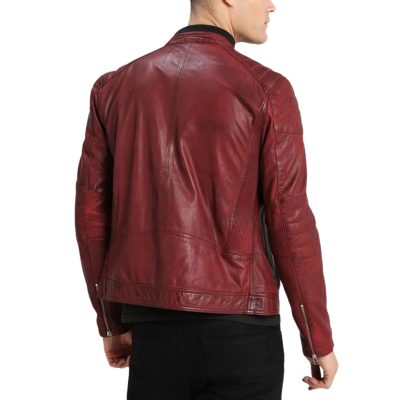 brown leather jacket mens