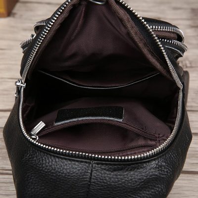 Casper Modern Leather Sling Bag For Tactical Travel