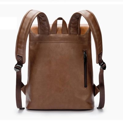 College Wind Vintage Leather Backpack