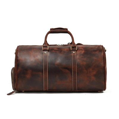 Crazy Horse Leather Duffel Bag