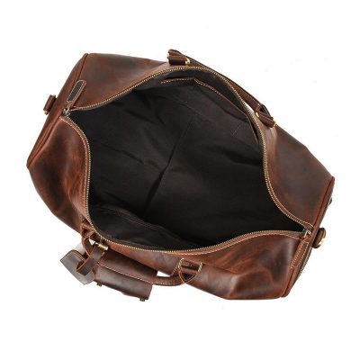 Crazy Horse Leather Duffel Bag
