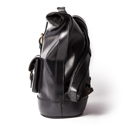 Delano Leather Roll Top Backpack