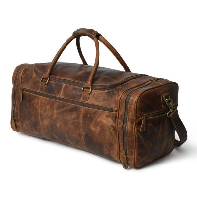 Diablos Leather Weekender Bag For Enjoyment During Trip