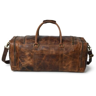 Diablos Leather Weekender Bag For Enjoyment During Trip