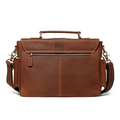 Dustin Vintage Leather Satchel