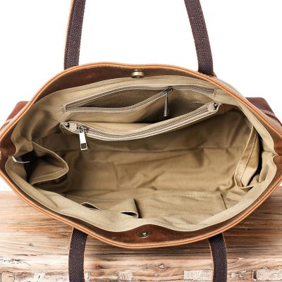 Ember Classic Leather Tote Bag