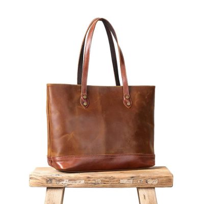 Ember Classic Leather Tote Bag