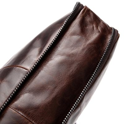 Faris Leather Messenger Bag