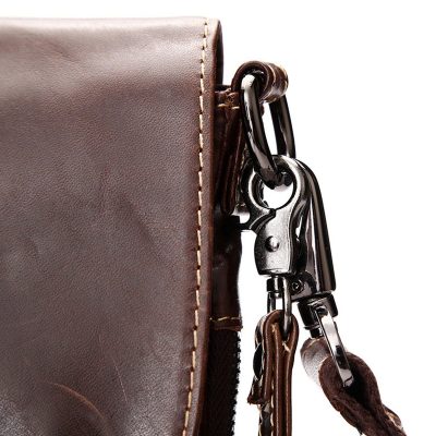 Faris Leather Messenger Bag