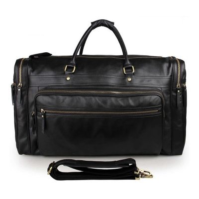 Genuine Leather Overnight Bag