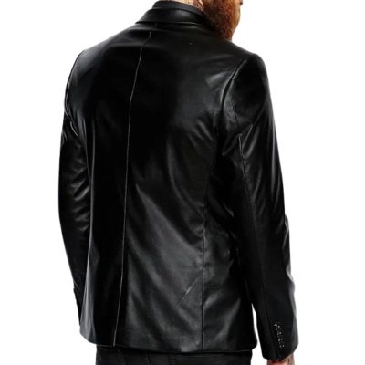 Latest Best Men's Leather Blazer