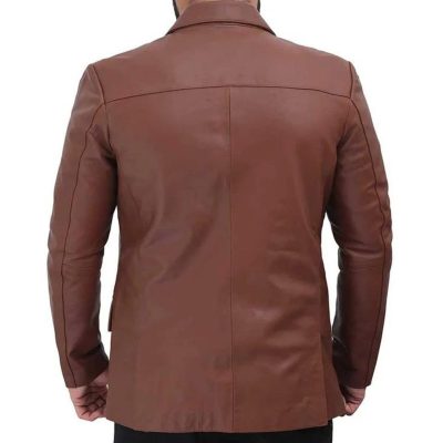 Leather Blazer For Men