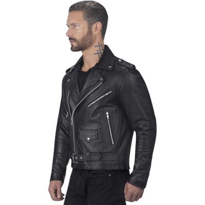leather jacket mens motorcycle