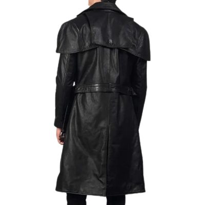 Leather Long Coat For Men