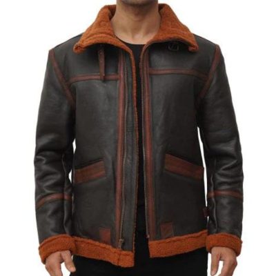Men's Fur Leather Jacket