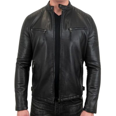 Men's Versatile Leather Jacket
