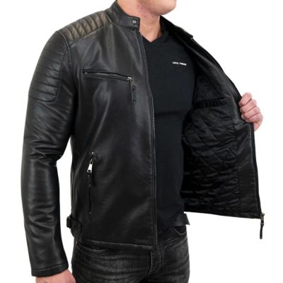 Men's Versatile Leather Jacket