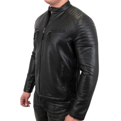 Men's Versatile Leather Jacket