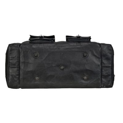 Oversized Weekender Leather Duffel Bag