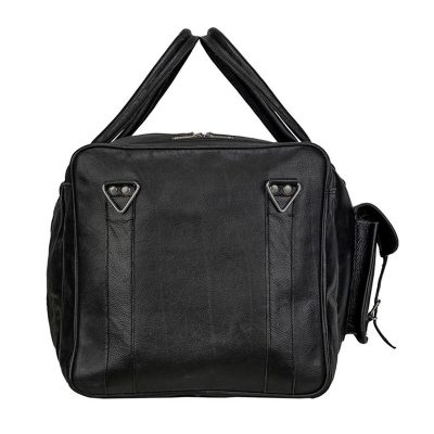 Oversized Weekender Leather Duffel Bag