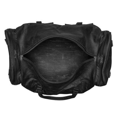 Oversized Weekender Leather Duffel Bag