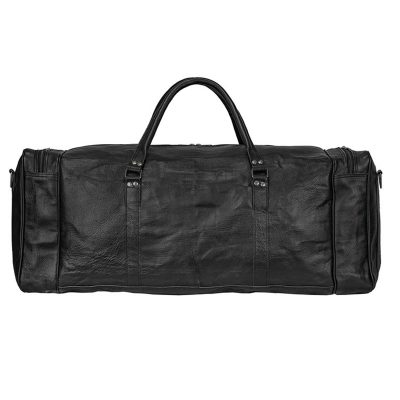 Oversized Weekender Leather Duffel Bag