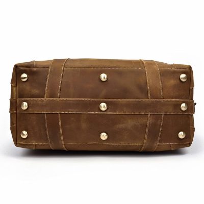 Rockmore Vintage Leather Weekender Bag
