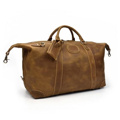 Rockmore Vintage Leather Weekender Bag