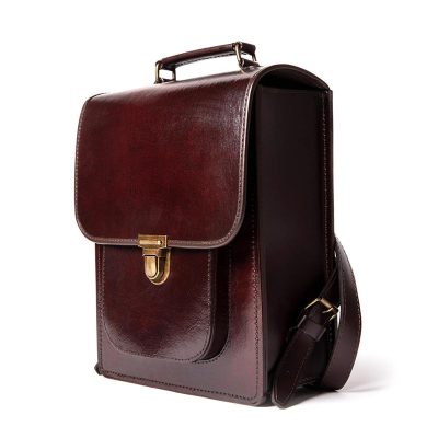 Structured Leather Backpack