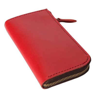 Women's Red Leather Wallets