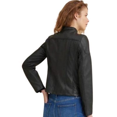 Black Leather Jacket For Women