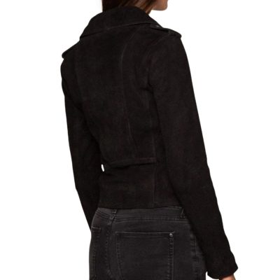 Black Suede Leather Jacket