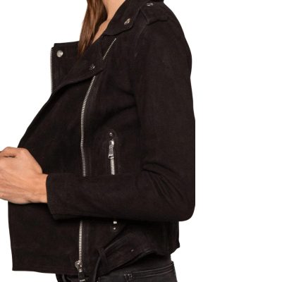 Black Suede Leather Jacket