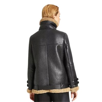 Fur Leather Jacket For Women