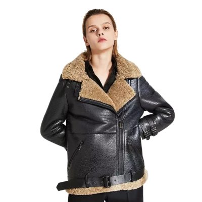 Sherilyn Leather Moto Jacket