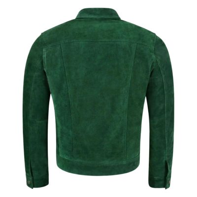 Green Suede Leather Jacket