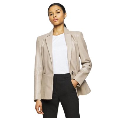 Perfect Leather Blazer For Woman